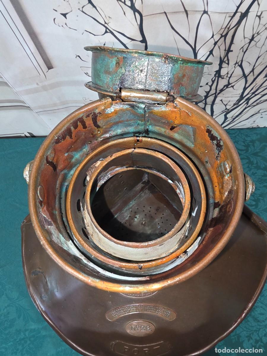 Antig&uuml;edades: Antiguo farol n&aacute;utico de babor - Foto 9