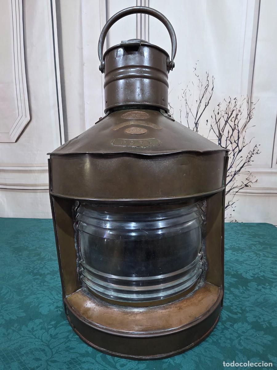 Antig&uuml;edades: Antiguo farol n&aacute;utico de babor - Foto 13