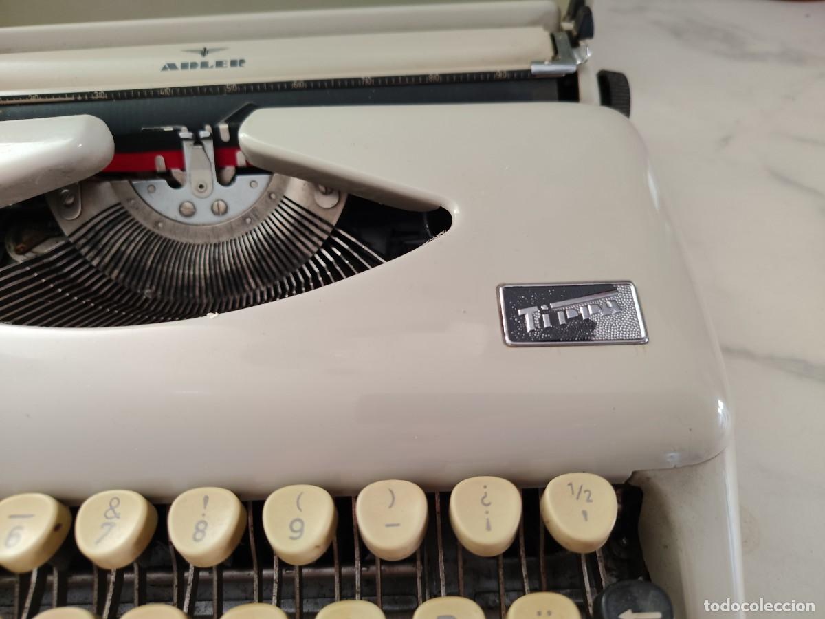 Antig&uuml;edades: maquina escribir adler tippa - Foto 2