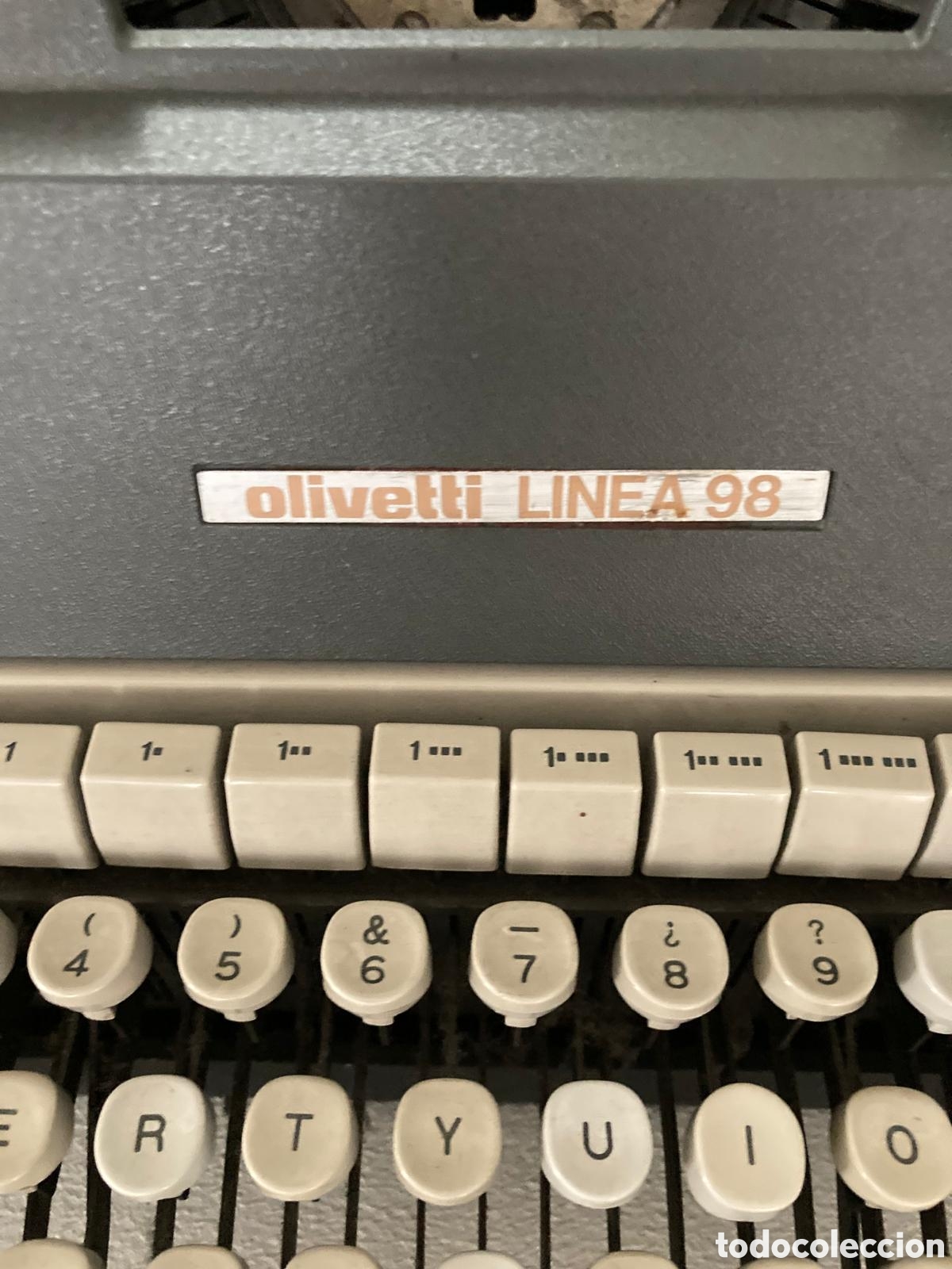 Antig&uuml;edades: Maquina de escribir Olivetti linea 98