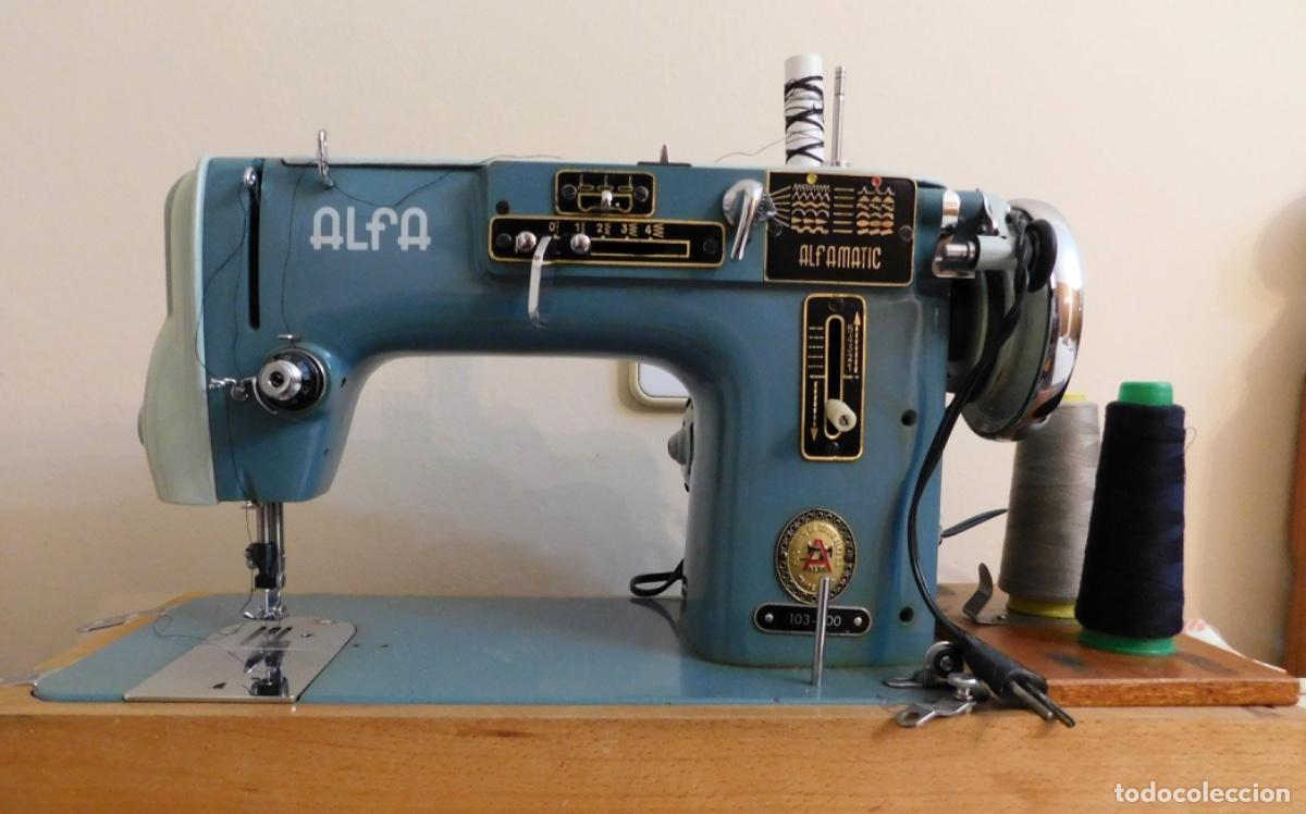 Antig&uuml;edades: M&aacute;quina de coser Alfa 103