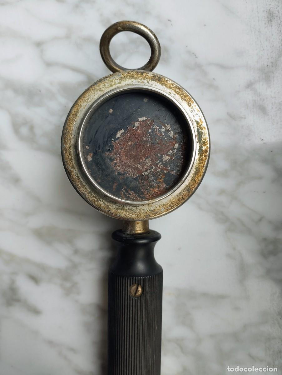 Tel&eacute;fonos: Tel&eacute;fono frances de pared en madera. Modelo 1910 - Foto 12
