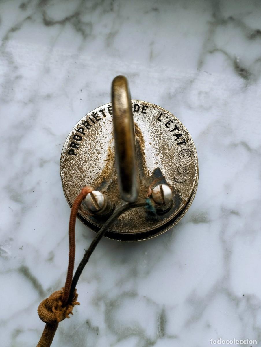 Tel&eacute;fonos: Tel&eacute;fono frances de pared en madera. Modelo 1910 - Foto 14