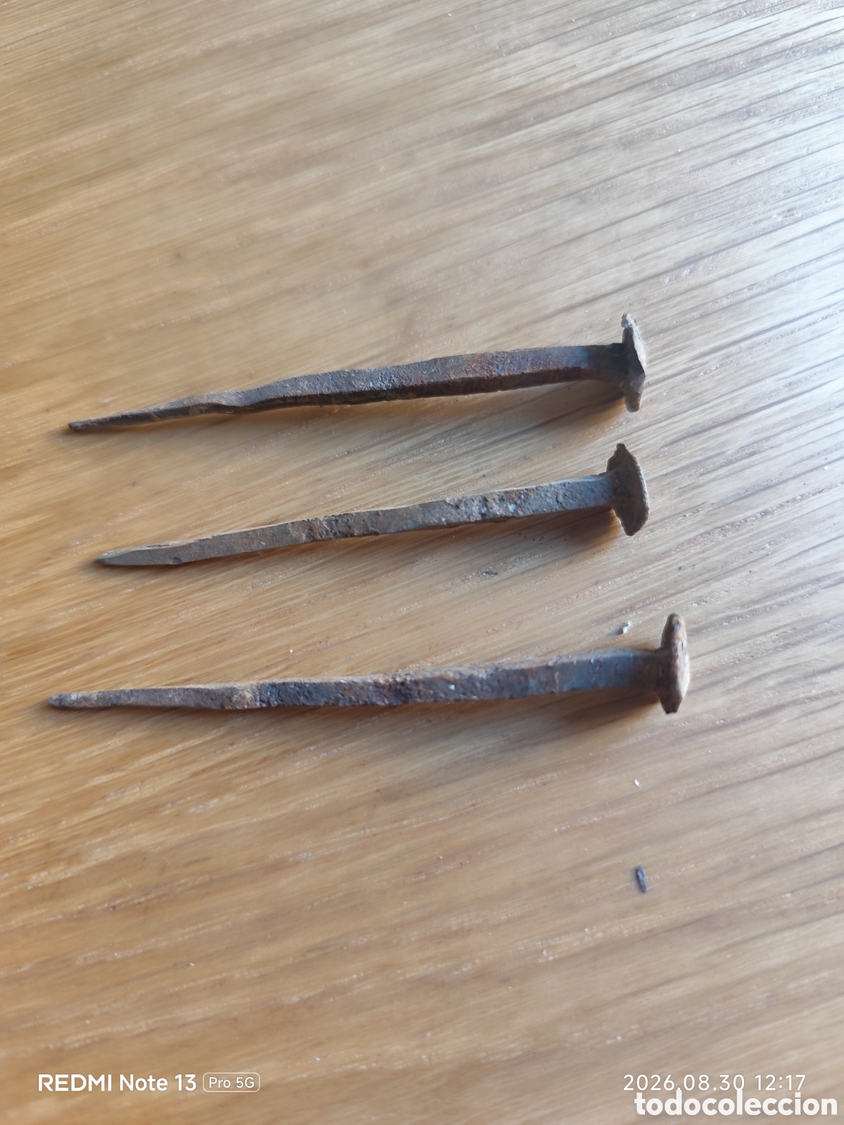 Antig&uuml;edades: Clavos de forja antiguos