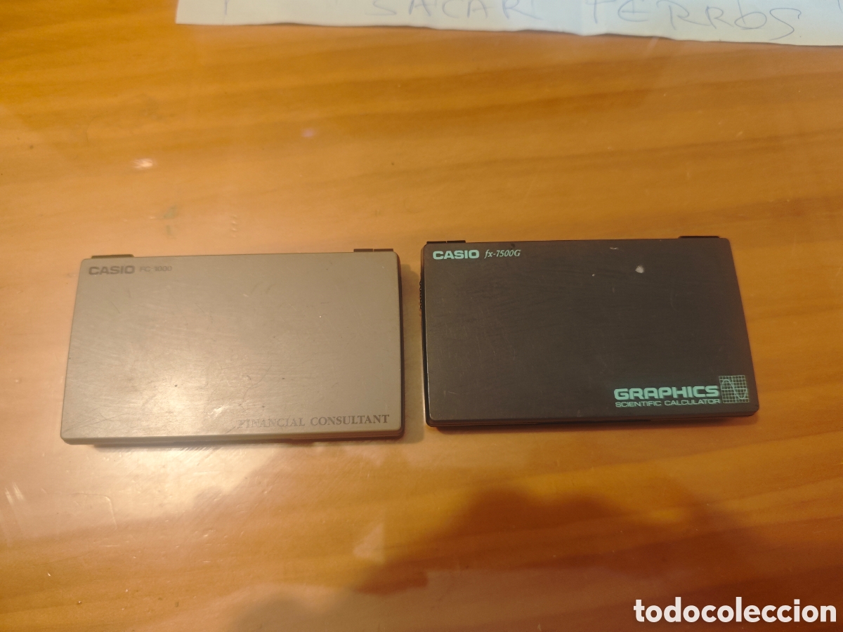 Antig&uuml;edades: Calculadores Gr&aacute;ficos y Financieros CASIO. - Foto 4