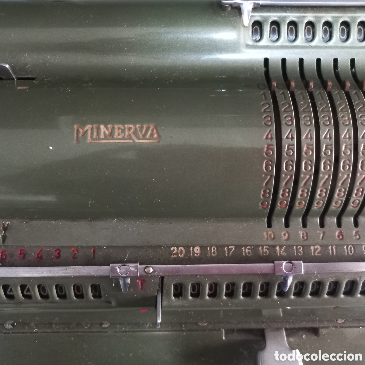 Antig&uuml;edades: M&Aacute;QUINA DE CALCULAR MINERVA A&Ntilde;OS 50