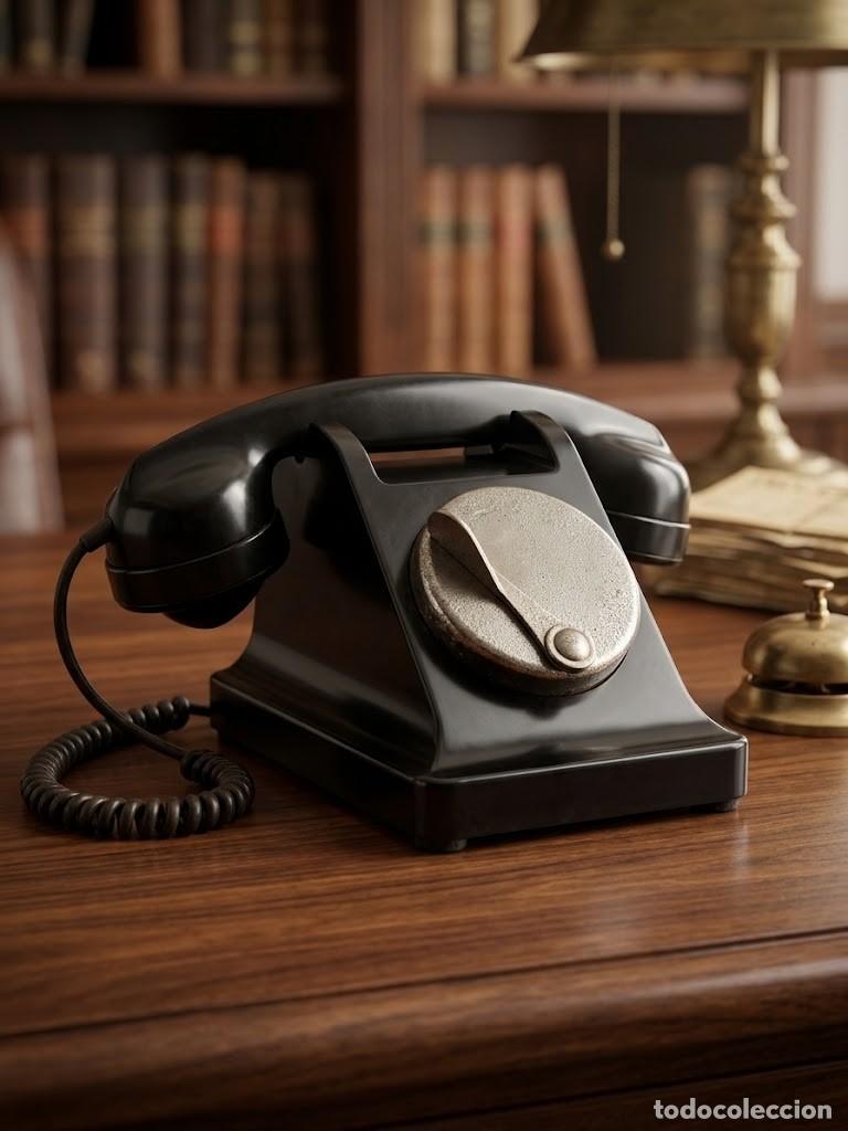 Tel&eacute;fonos: Tel&eacute;fono Ericsson magneto manual a&ntilde;os 40‑50