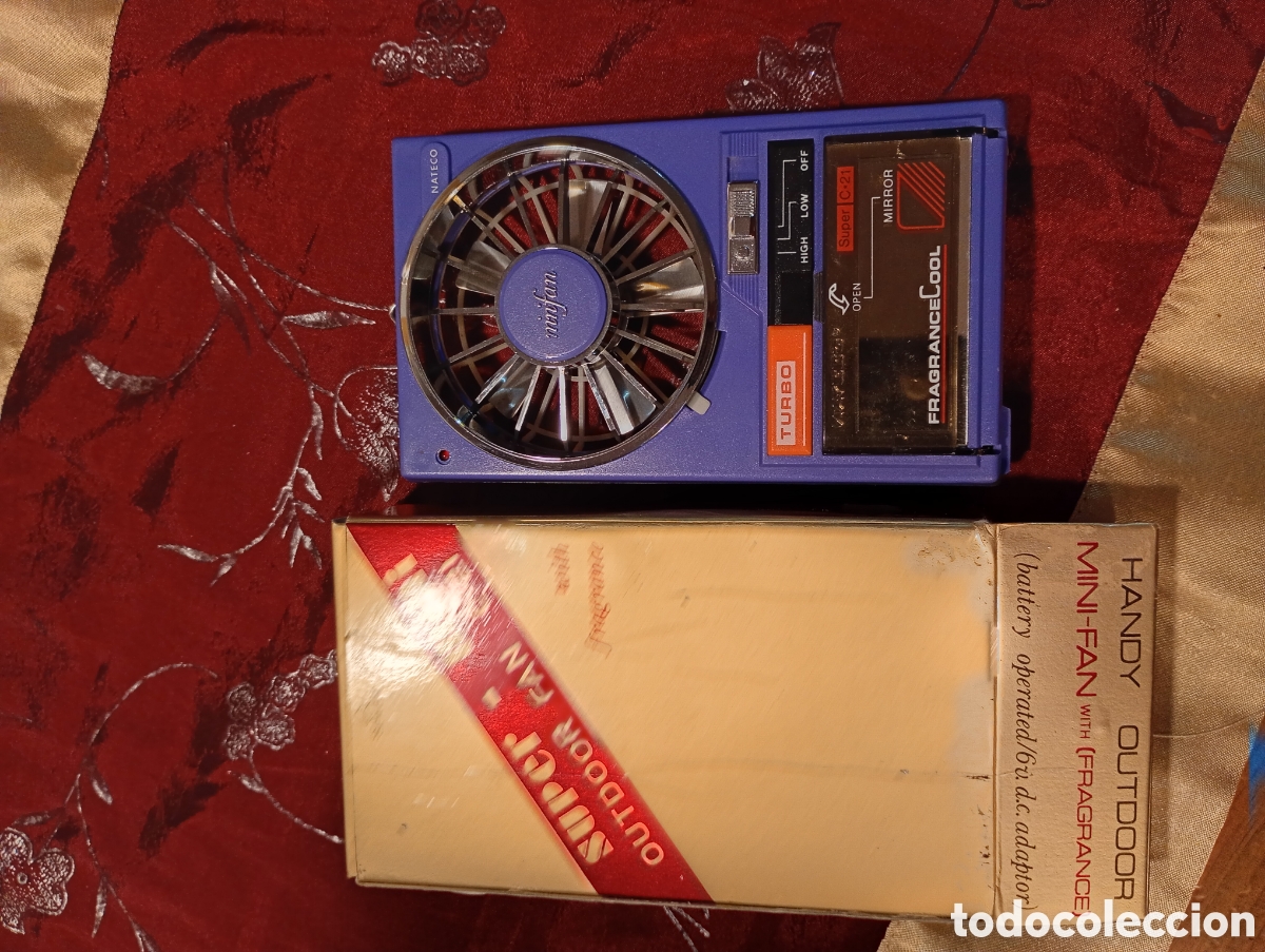 Antig&uuml;edades: Ventilador con espejo y perfume - Foto 2