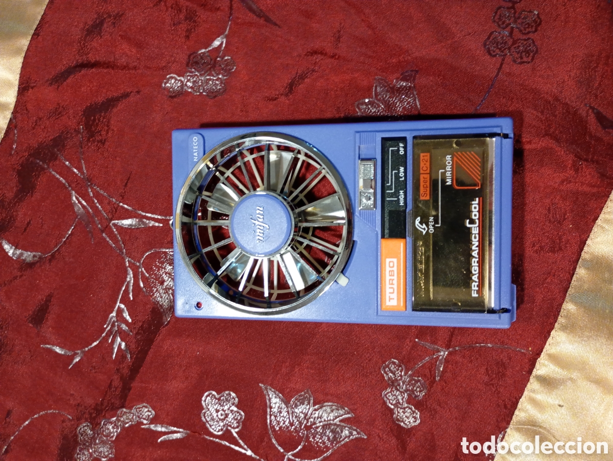 Antig&uuml;edades: Ventilador con espejo y perfume - Foto 3