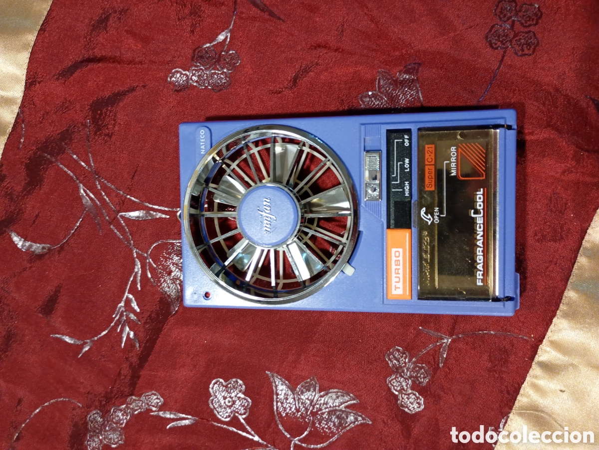 Antig&uuml;edades: Ventilador con espejo y perfume
