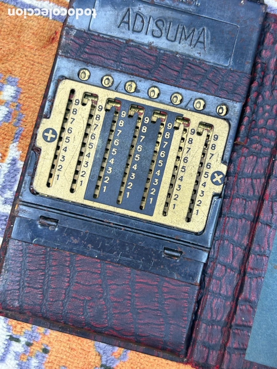 Antig&uuml;edades: calculadora tipo Addiator - Foto 2