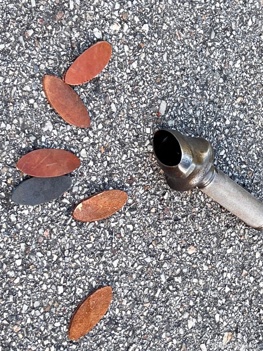 Antig&uuml;edades: Troquel cuchilla para el cuero - Foto 3