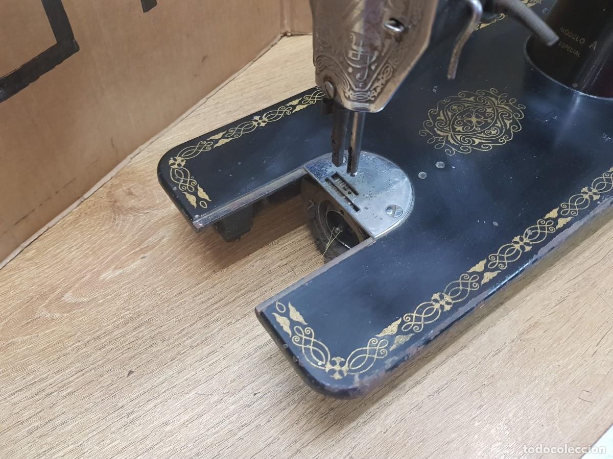 Antig&uuml;edades: CABEZAL MAQUINA DE COSER SIGMA - Foto 2