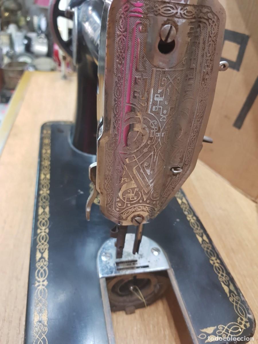 Antig&uuml;edades: CABEZAL MAQUINA DE COSER SIGMA - Foto 5