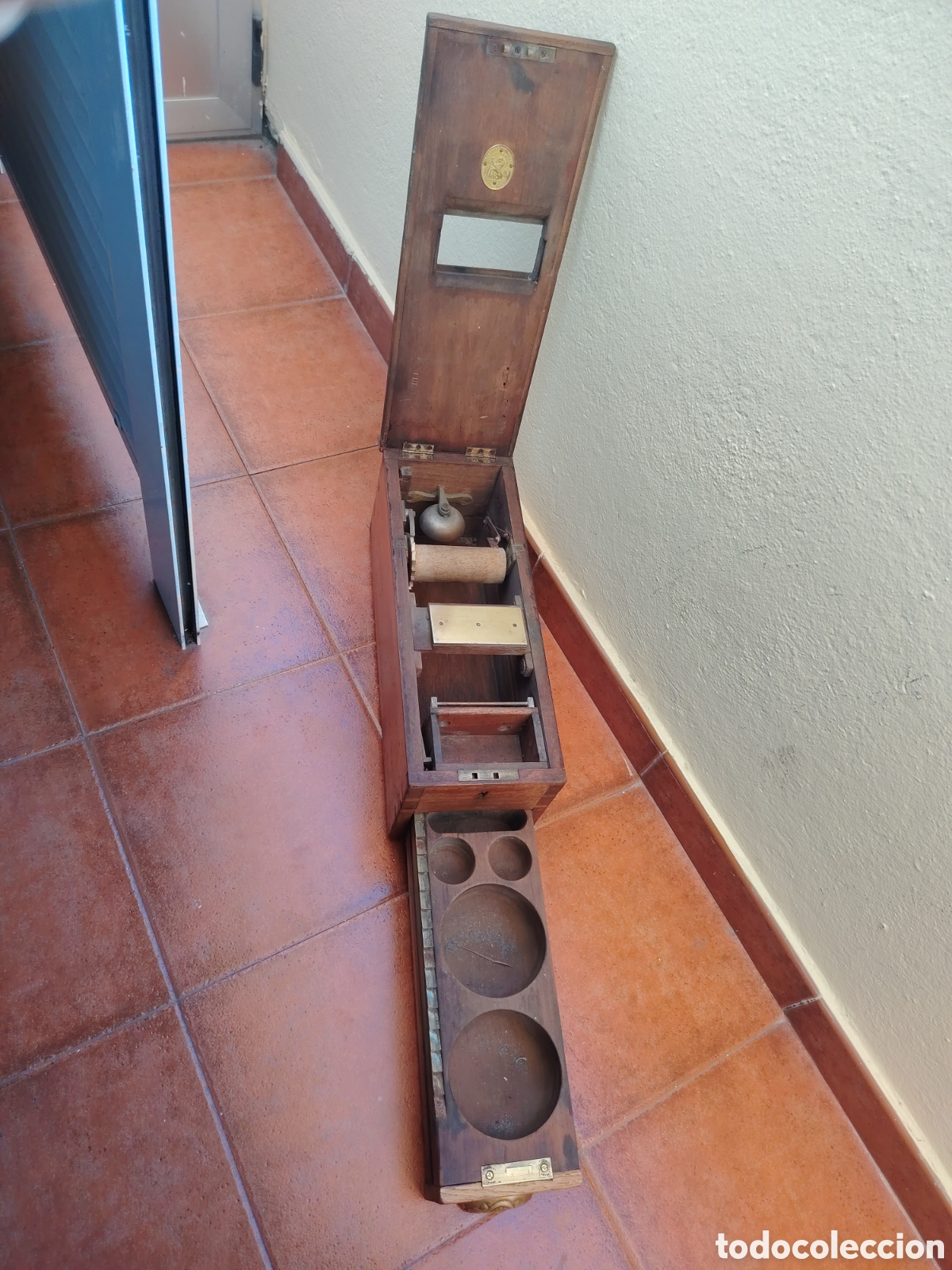 Antig&uuml;edades: ANTIGUA CAJA REGISTRADORA DE MADERA - Foto 2