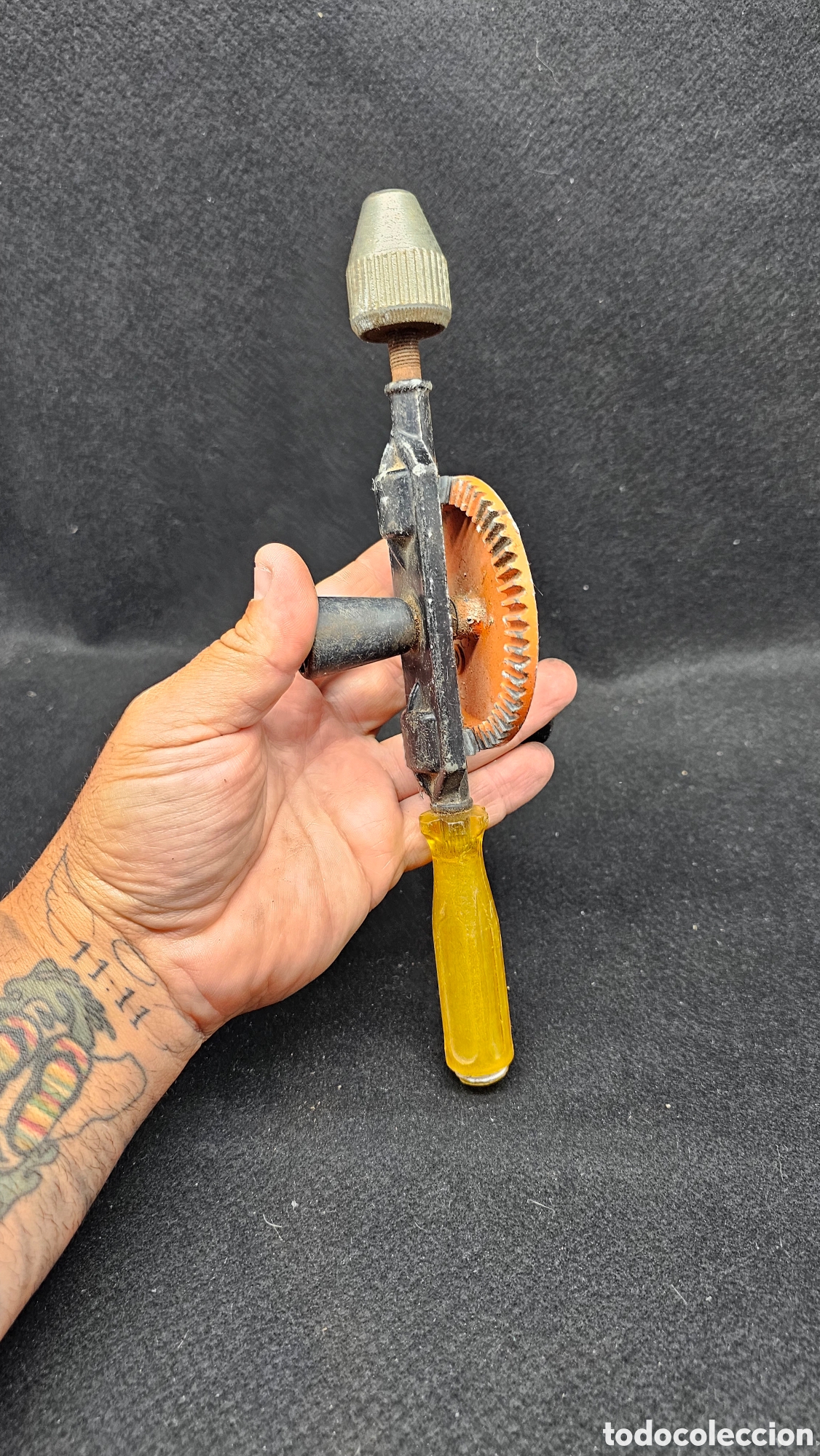 Antig&uuml;edades: Antiguo taladro de mano