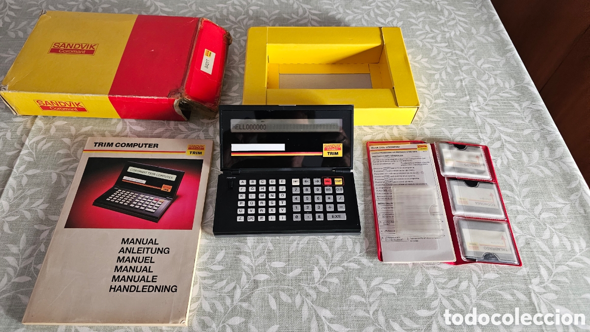 Antig&uuml;edades: Sandvik Coromant Trim Computer Casio 8401T Vintage - Colecci&oacute;n