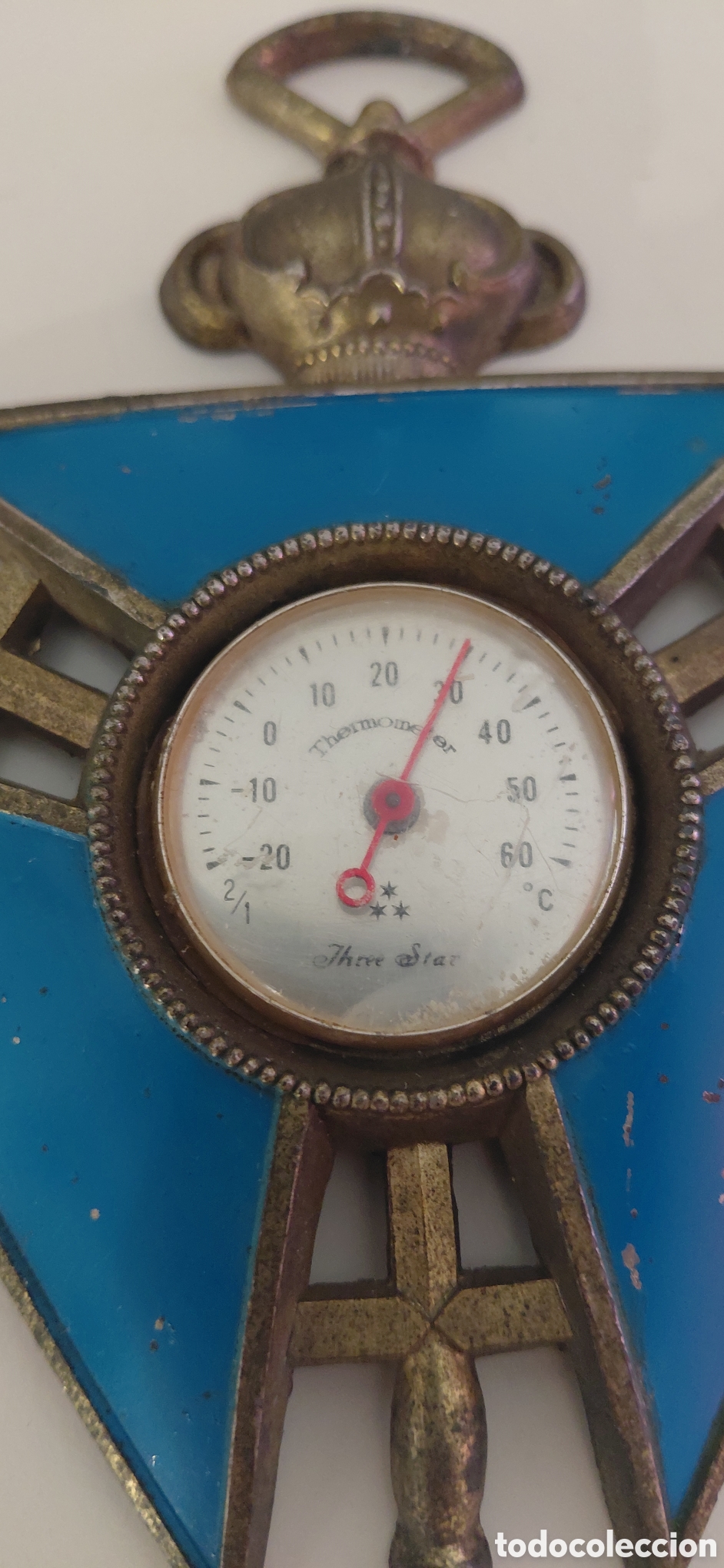 Antig&uuml;edades: Termometro Vintage Japones antiguo - Foto 3