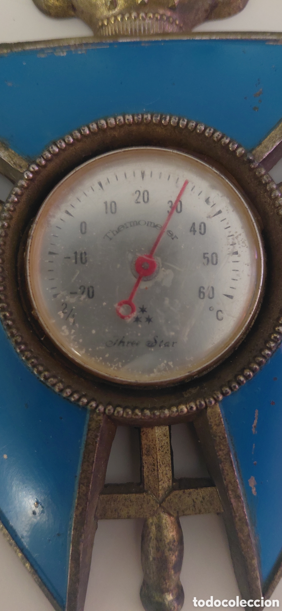 Antig&uuml;edades: Termometro Vintage Japones antiguo - Foto 5