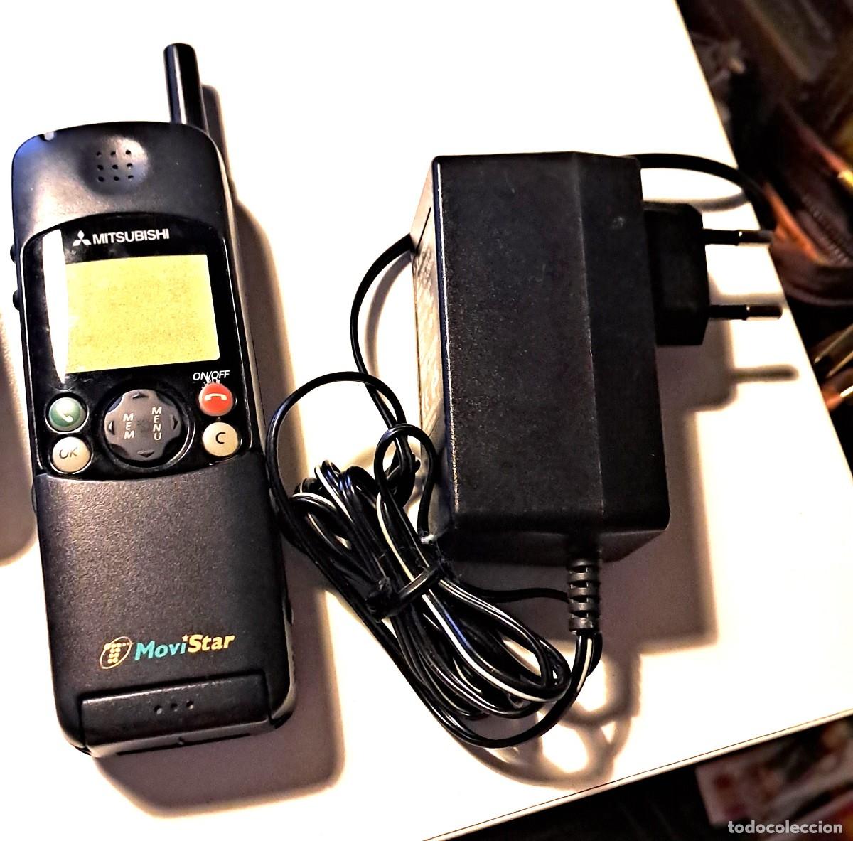 Tel&eacute;fonos: ANTIGUO TELEFONO MOVIL MITSUBISHI MT-230 MOVISTAR CON CARGADOR A&Ntilde;O 1997