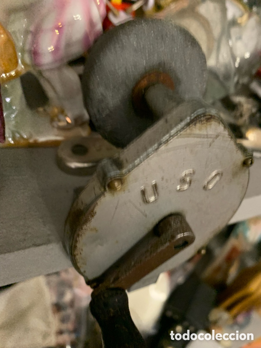 Antig&uuml;edades: Mini amoladora manual USO - Foto 3