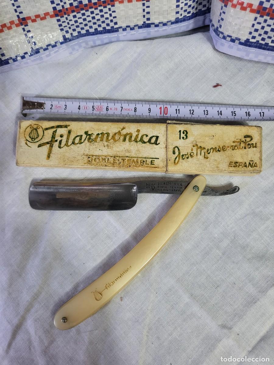Antiques: Navaja Filarm&oacute;nica Jos&eacute; Montserrat 13 doble temple