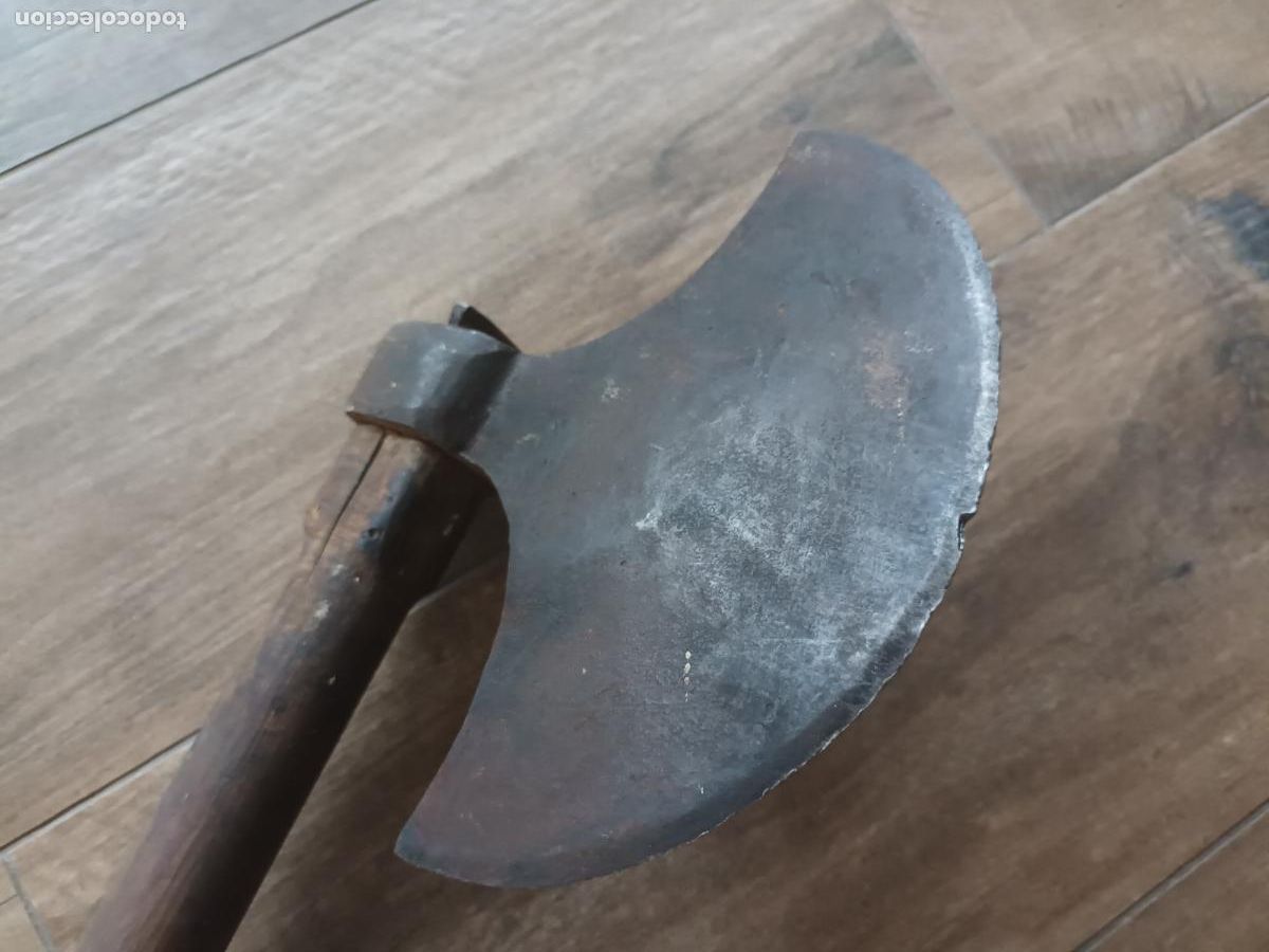 Antig&uuml;edades: HACHA HIERRO FORJA. TIPO MEDIEVAL - Foto 8