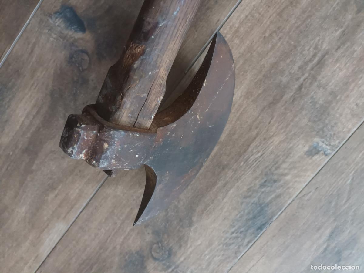 Antig&uuml;edades: HACHA HIERRO FORJA. TIPO MEDIEVAL - Foto 10