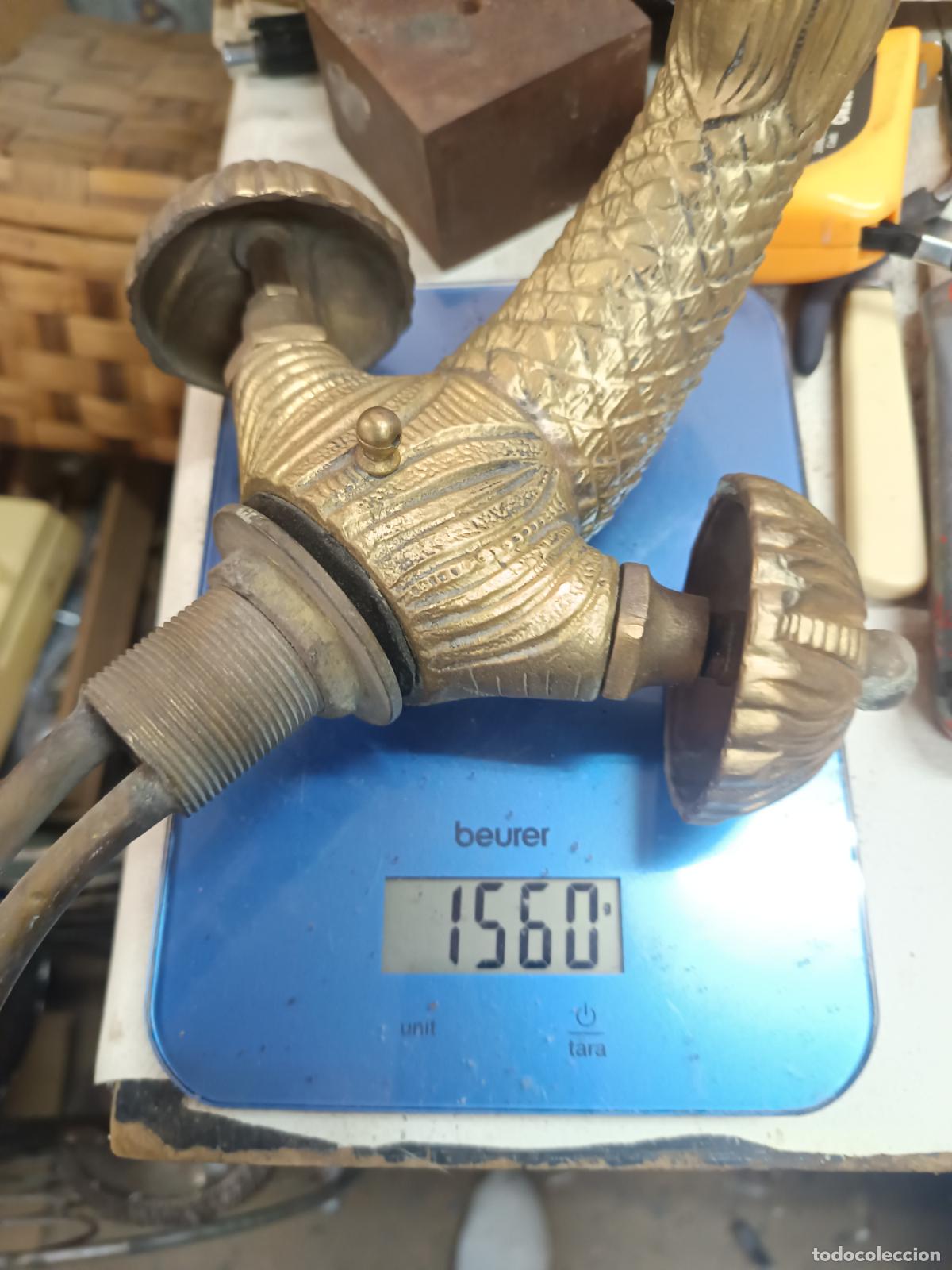 Antig&uuml;edades: ANTIGUO GRIFO DE BRONCE CON FORMA DE AGUILA, AVE. - Foto 9