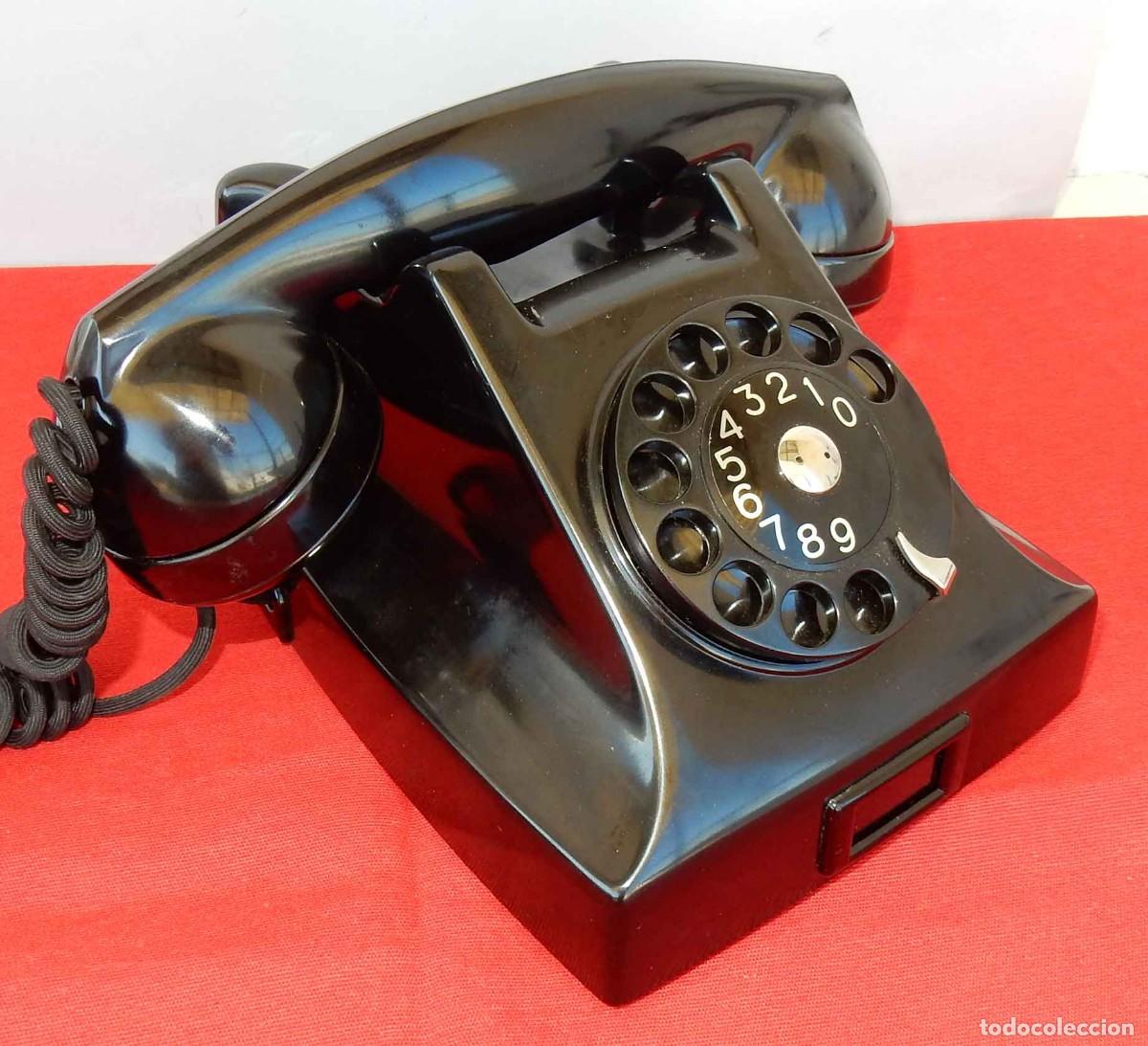 Tel&eacute;fonos: Tel&eacute;fono antiguo L M ERICSSON - de baquelita - Foto 4