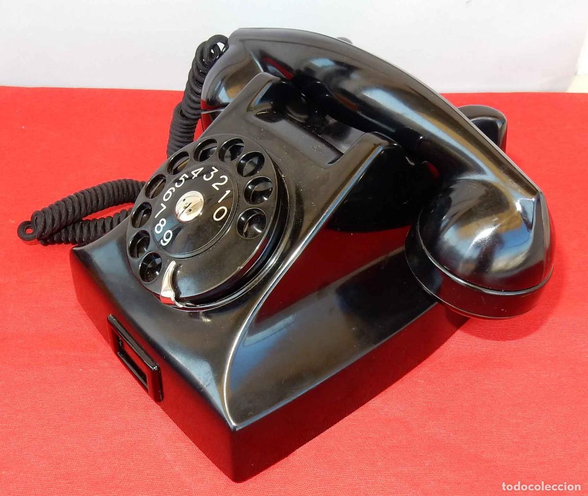 Tel&eacute;fonos: Tel&eacute;fono antiguo L M ERICSSON - de baquelita - Foto 5
