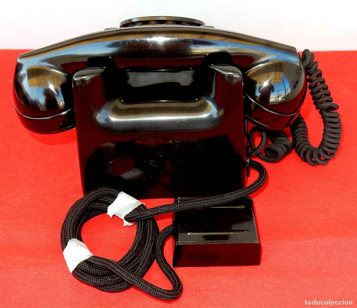 Tel&eacute;fonos: Tel&eacute;fono antiguo L M ERICSSON - de baquelita - Foto 6