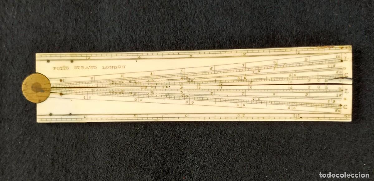 Antig&uuml;edades: Pant&oacute;metra ( E ), Compas geom&eacute;trico( It) Sector (U.K.), Kreissector (D) de Potts, 1805-1814