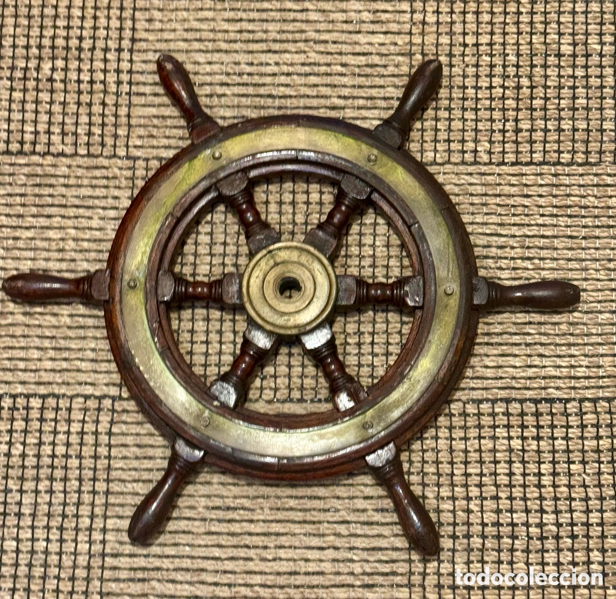 Antig&uuml;edades: TIM&Oacute;N DE BARCO - RUEDA - 6 CABILLAS - Foto 21