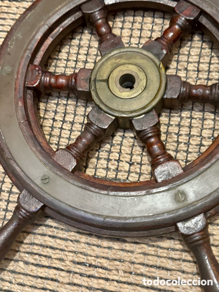 Antig&uuml;edades: TIM&Oacute;N DE BARCO - RUEDA - 6 CABILLAS - Foto 22