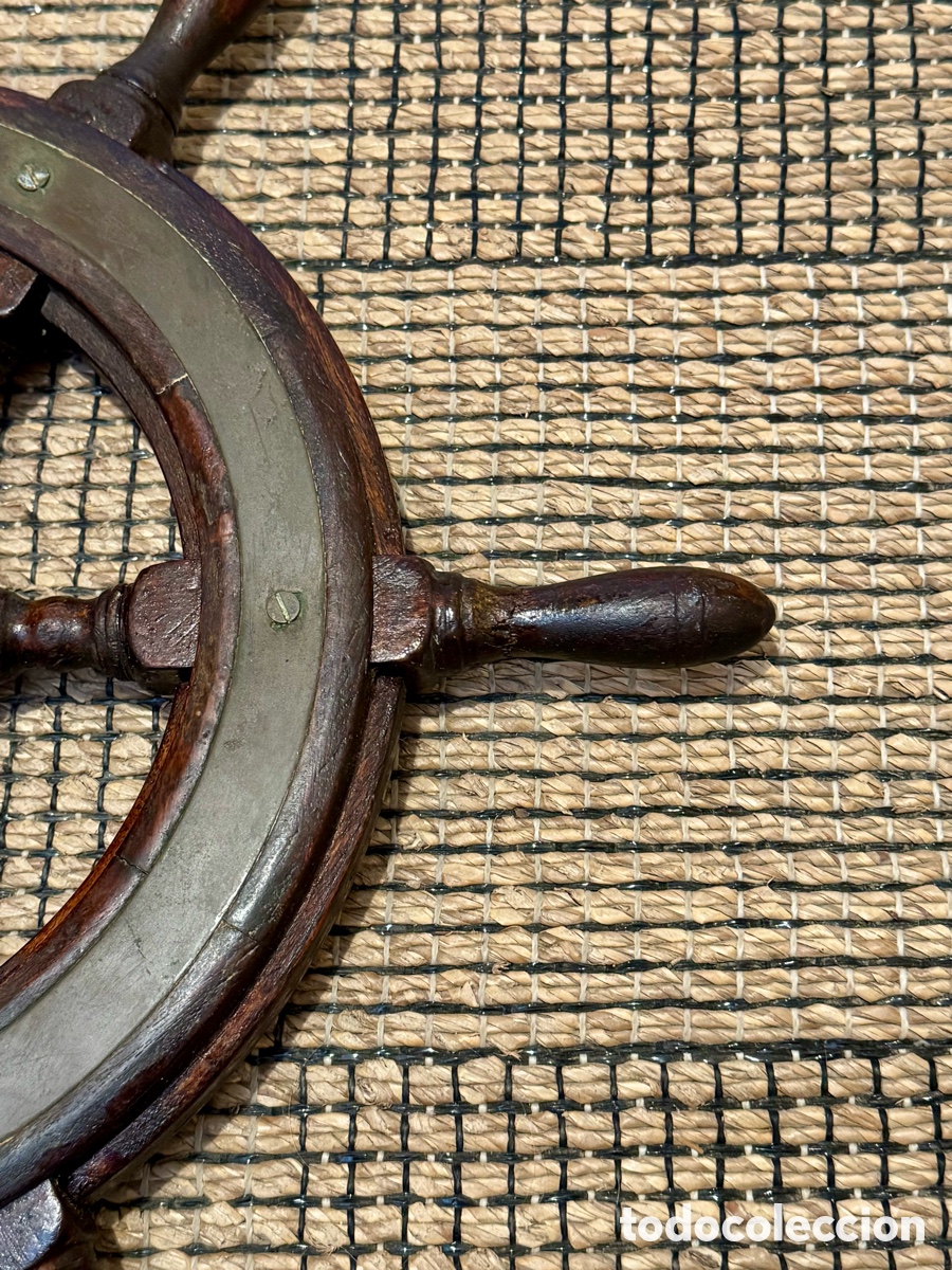 Antig&uuml;edades: TIM&Oacute;N DE BARCO - RUEDA - 6 CABILLAS - Foto 25