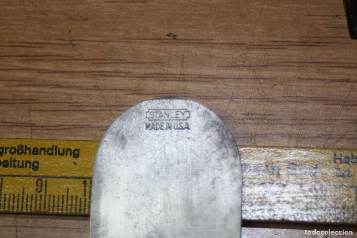 Antig&uuml;edades: Peque&ntilde;o cepillo de testas Stanley. - Foto 6