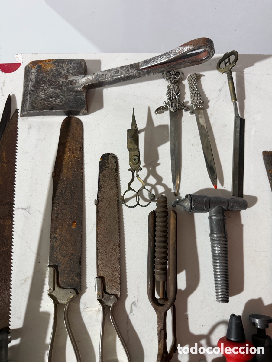 Antig&uuml;edades: Lote 2 herramientas antiguas - Foto 4
