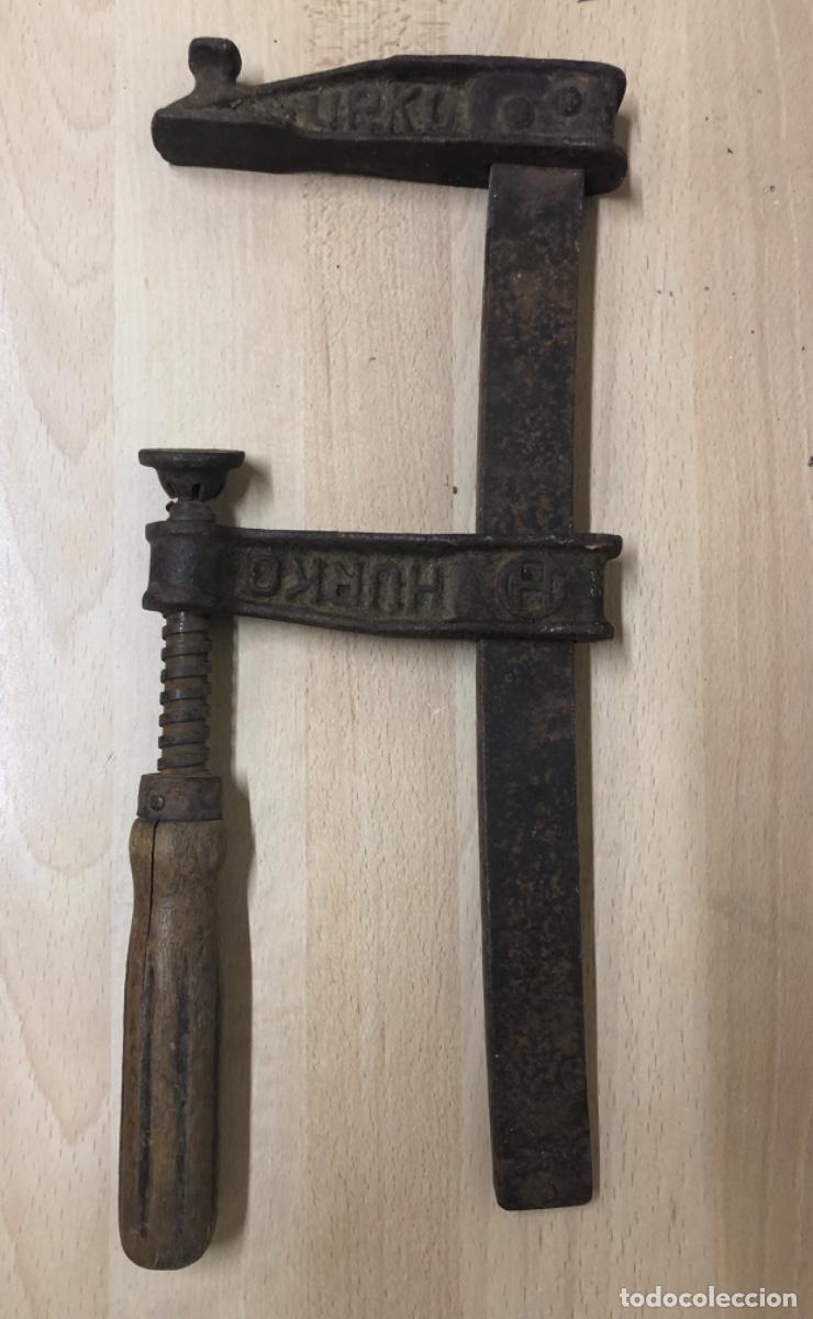 Antiques: ANTIG&Uuml;A HERRAMIENTA DE CARPINTERO , SARGENTO / TORNIQUETE MARCA HURKO .