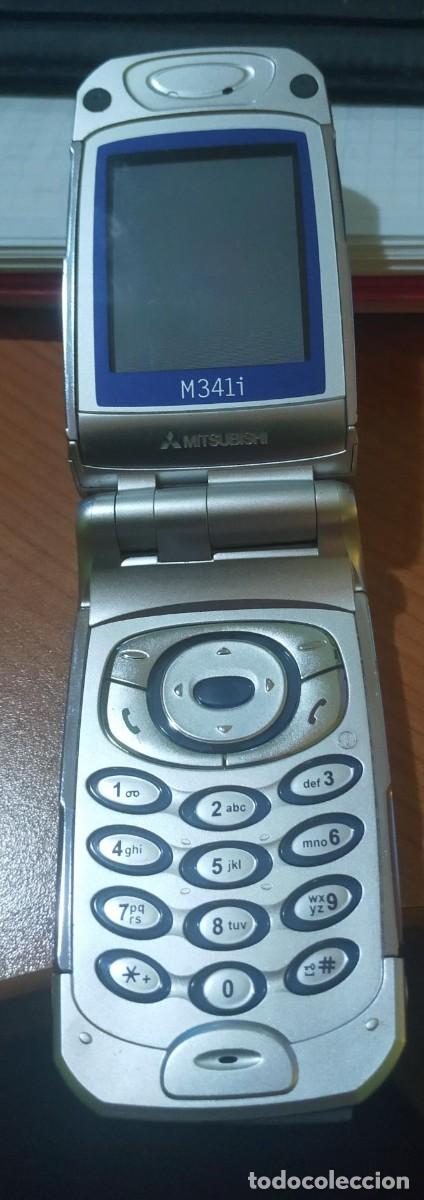 Tel&eacute;fonos: Mitsubishi M341i Movistar Telef&oacute;nica &ndash; Tel&eacute;fono m&oacute;vil vintage &ndash; Averiado