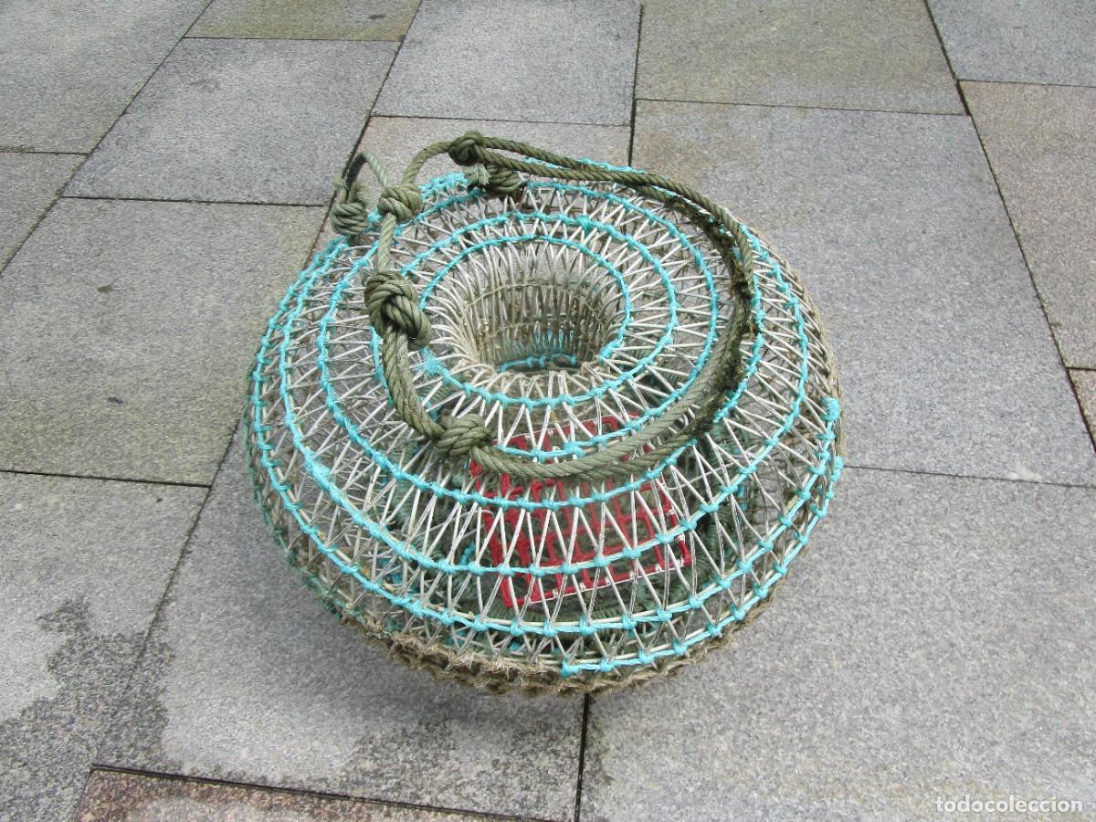 Antig&uuml;edades: ARTES PESCA PORTUGAL - MARISCO, ANTIGUA NASA / COVO 48CM X 26CM ALTO, 5KG + INFO