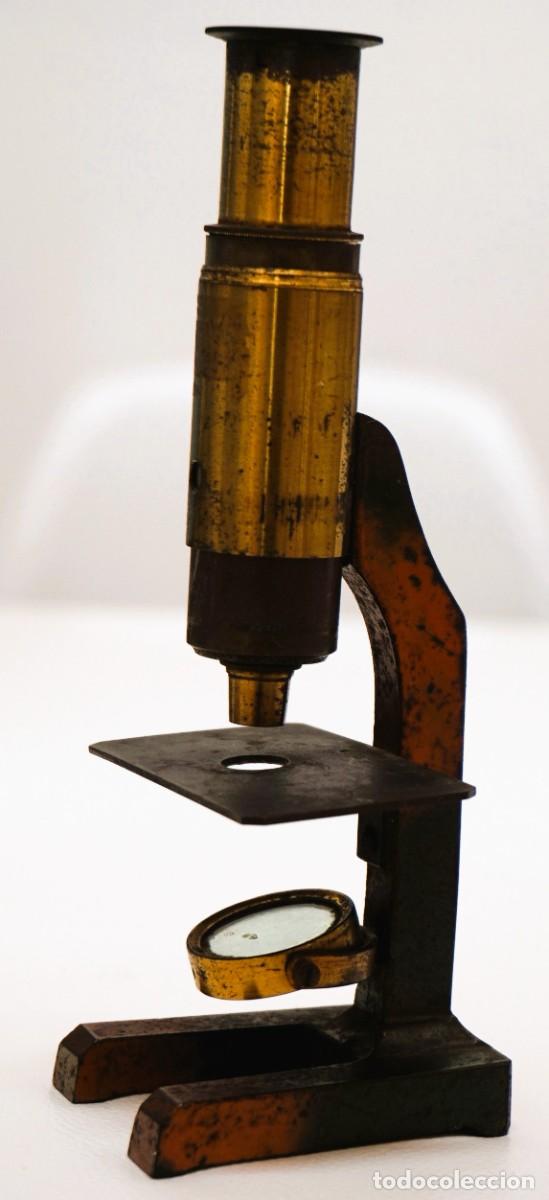Antig&uuml;edades: ANTIGUO MICROSCOPIO FRANC&Eacute;S c.1900 MICROSCOPE. MIKROSKOP