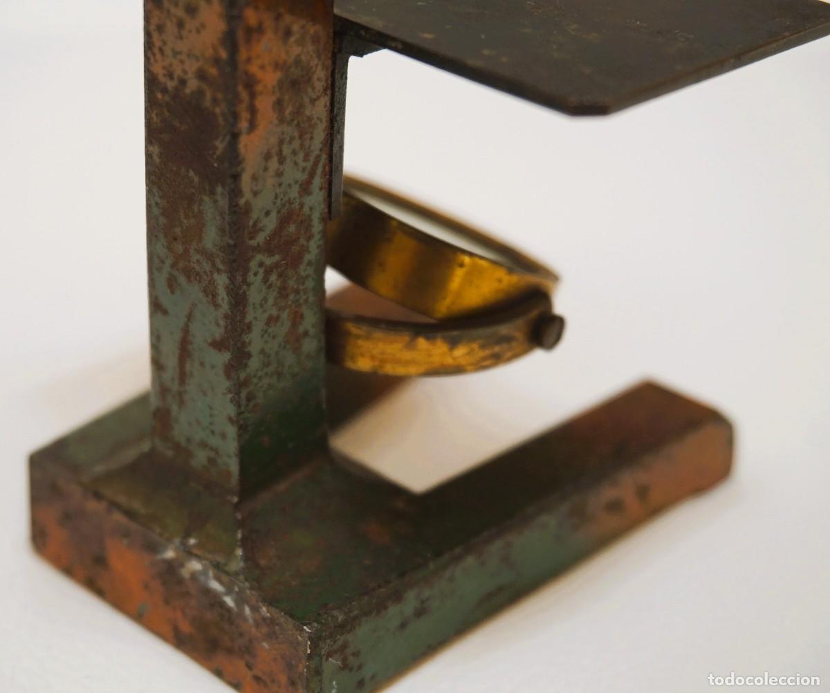 Antig&uuml;edades: ANTIGUO MICROSCOPIO FRANC&Eacute;S c.1900 MICROSCOPE. MIKROSKOP - Foto 2