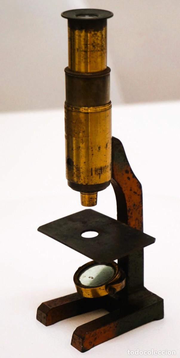 Antig&uuml;edades: ANTIGUO MICROSCOPIO FRANC&Eacute;S c.1900 MICROSCOPE. MIKROSKOP - Foto 4