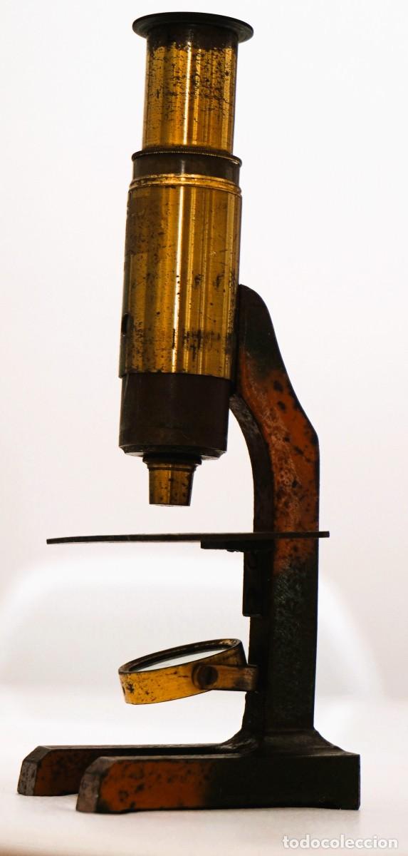 Antig&uuml;edades: ANTIGUO MICROSCOPIO FRANC&Eacute;S c.1900 MICROSCOPE. MIKROSKOP - Foto 5