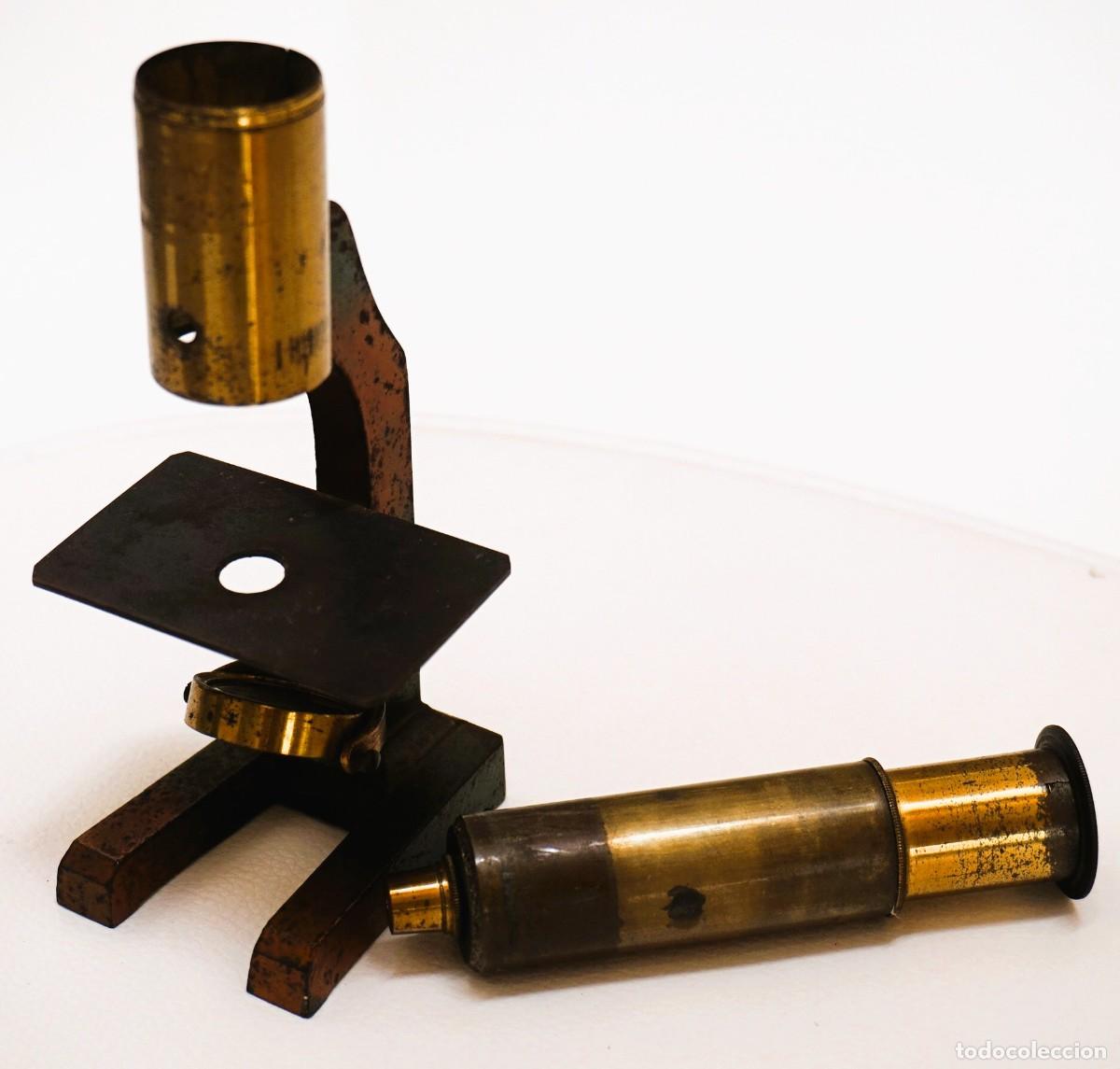 Antig&uuml;edades: ANTIGUO MICROSCOPIO FRANC&Eacute;S c.1900 MICROSCOPE. MIKROSKOP - Foto 6