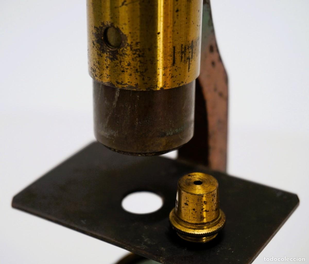 Antig&uuml;edades: ANTIGUO MICROSCOPIO FRANC&Eacute;S c.1900 MICROSCOPE. MIKROSKOP - Foto 7