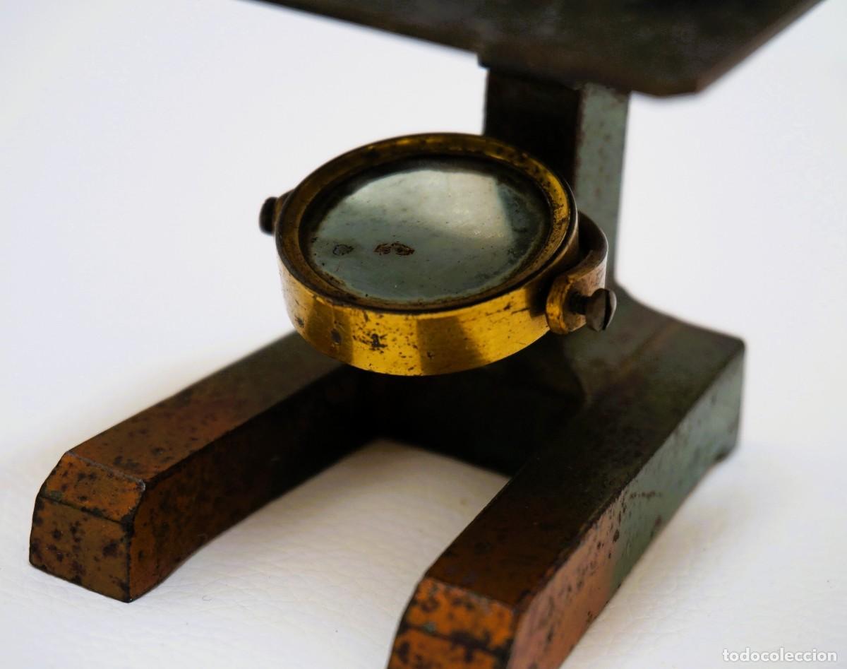 Antig&uuml;edades: ANTIGUO MICROSCOPIO FRANC&Eacute;S c.1900 MICROSCOPE. MIKROSKOP - Foto 9