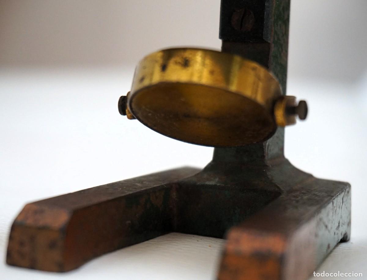 Antig&uuml;edades: ANTIGUO MICROSCOPIO FRANC&Eacute;S c.1900 MICROSCOPE. MIKROSKOP - Foto 10