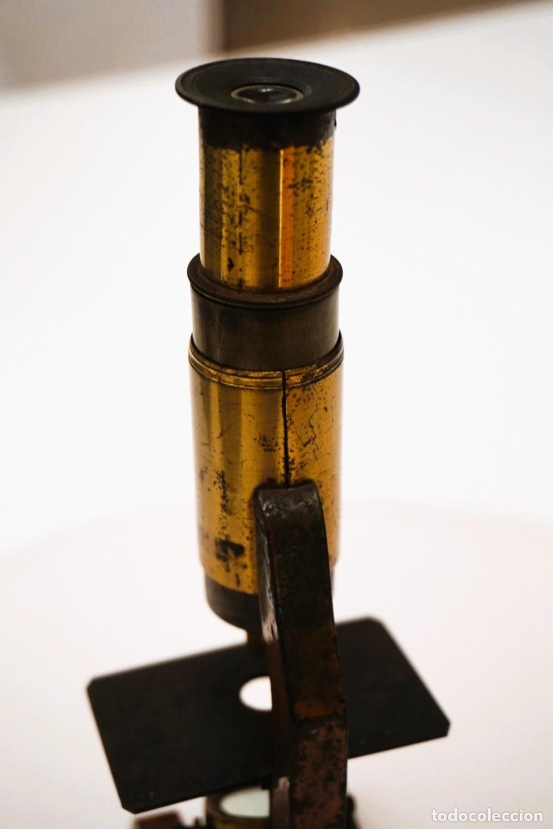 Antig&uuml;edades: ANTIGUO MICROSCOPIO FRANC&Eacute;S c.1900 MICROSCOPE. MIKROSKOP - Foto 11